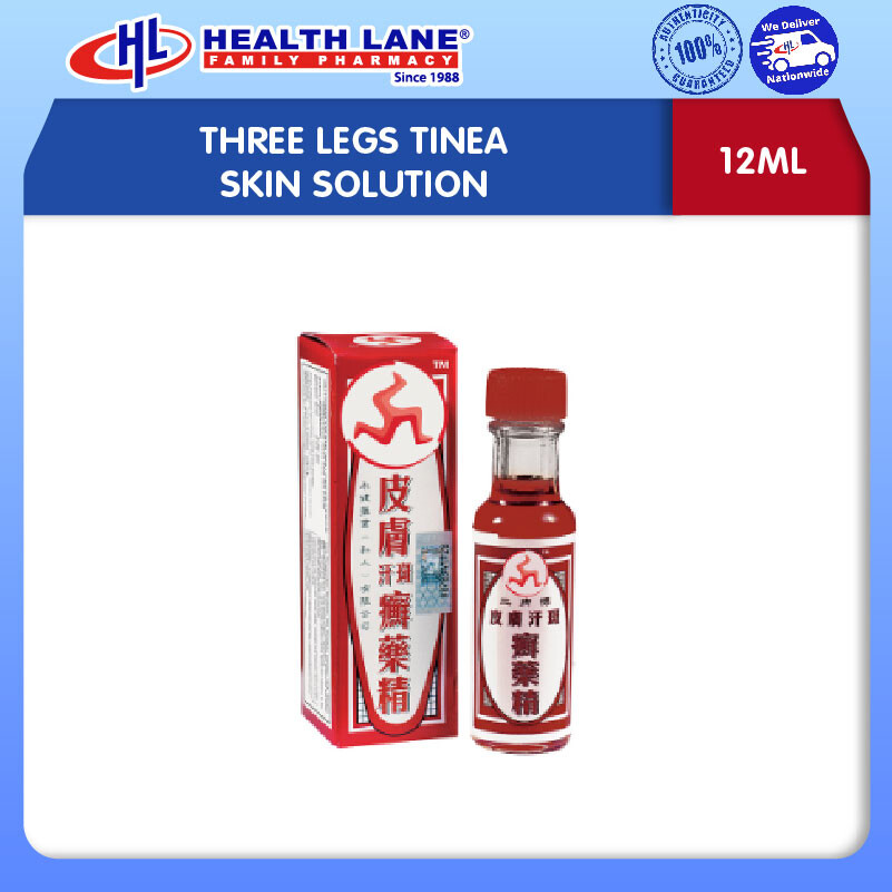 THREE LEGS TINEA KULIT SOLUTION 12ML